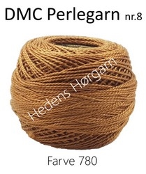 DMC Perlegarn nr. 8 farve 780